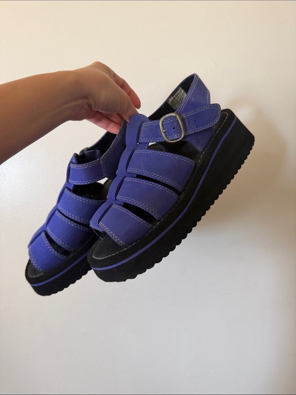 Purple Platform Sandals